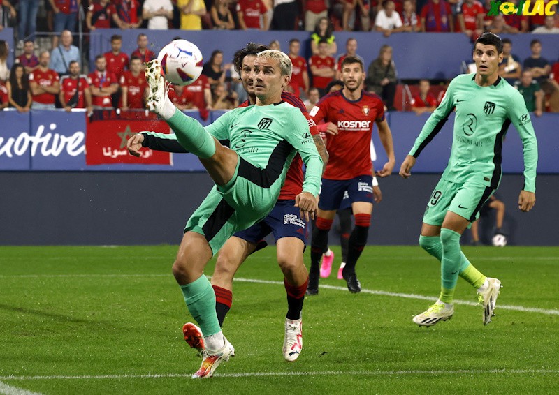 Atletico Madrid sẽ tiếp đón Osasuna trên sân nhà Atletico Madrid sẽ tiếp đón Osasuna trên sân nhà